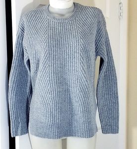 Gap Lambs Wool Oversized Gray Sweater XS